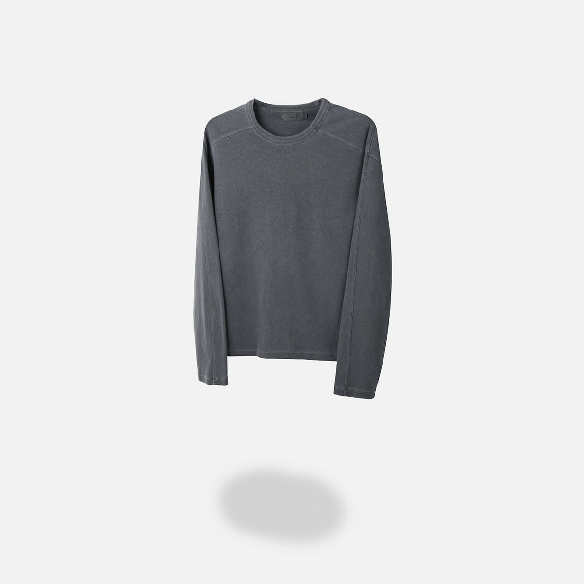 MAGNOLIA Pigment Rib Raglan Long Sleeve Tee(BEIGE, CHARCOAL) 商品画像1/12