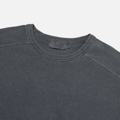 MAGNOLIA Pigment Rib Raglan Long Sleeve Tee(BEIGE, CHARCOAL) 商品画像2/12