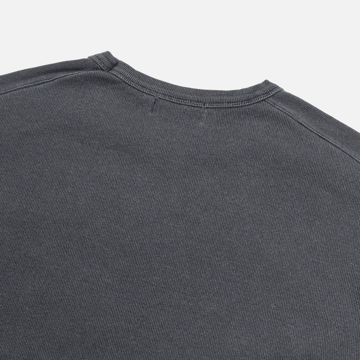 MAGNOLIA Pigment Rib Raglan Long Sleeve Tee(BEIGE, CHARCOAL) 商品画像4/12