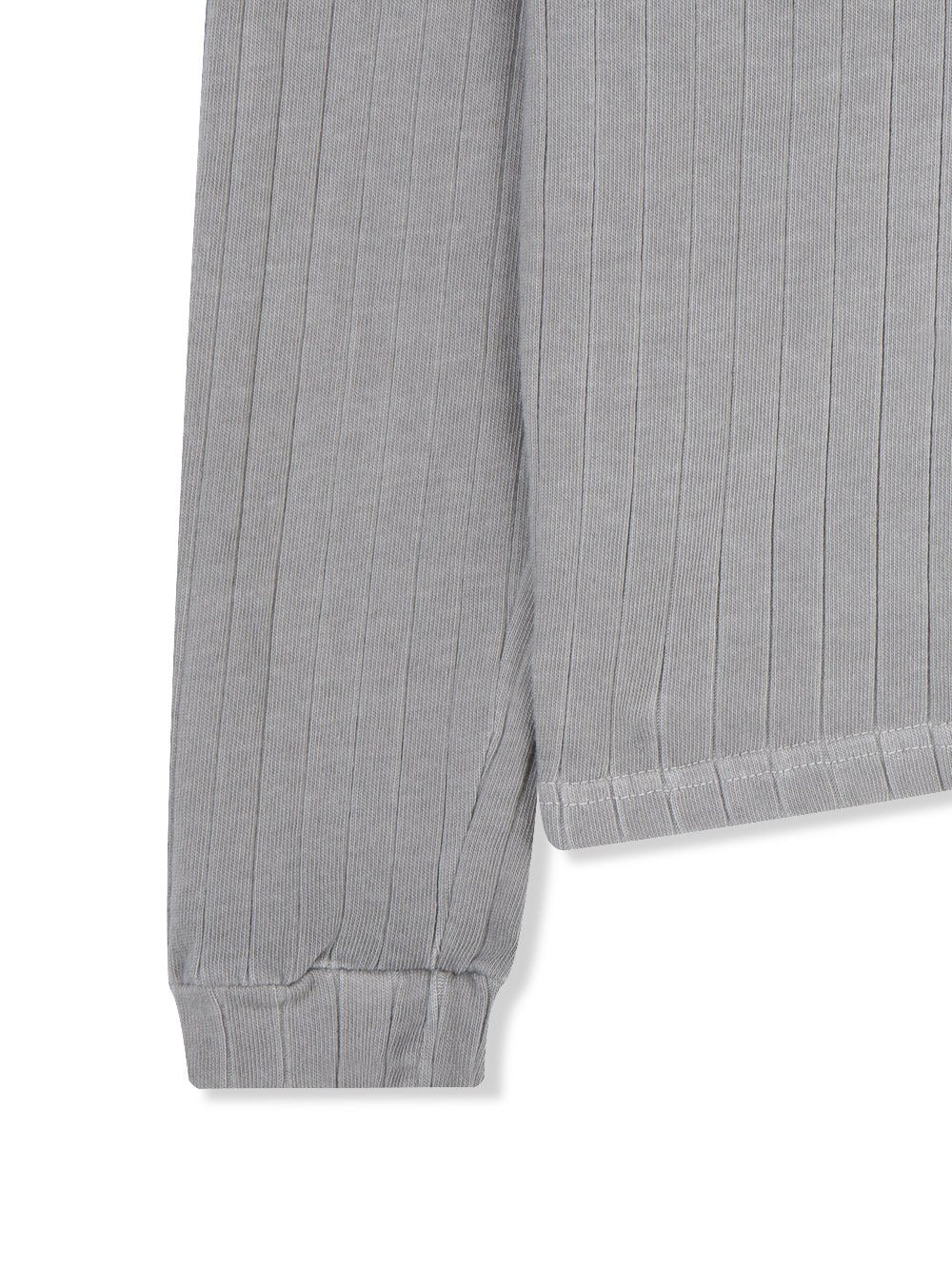 MAGNOLIA Pigment Ribbed Pocket Tee(BLACK, KHAKI, GRAY) 商品画像14/15