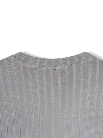 MAGNOLIA Pigment Ribbed Pocket Tee(BLACK, KHAKI, GRAY) 商品画像15/15