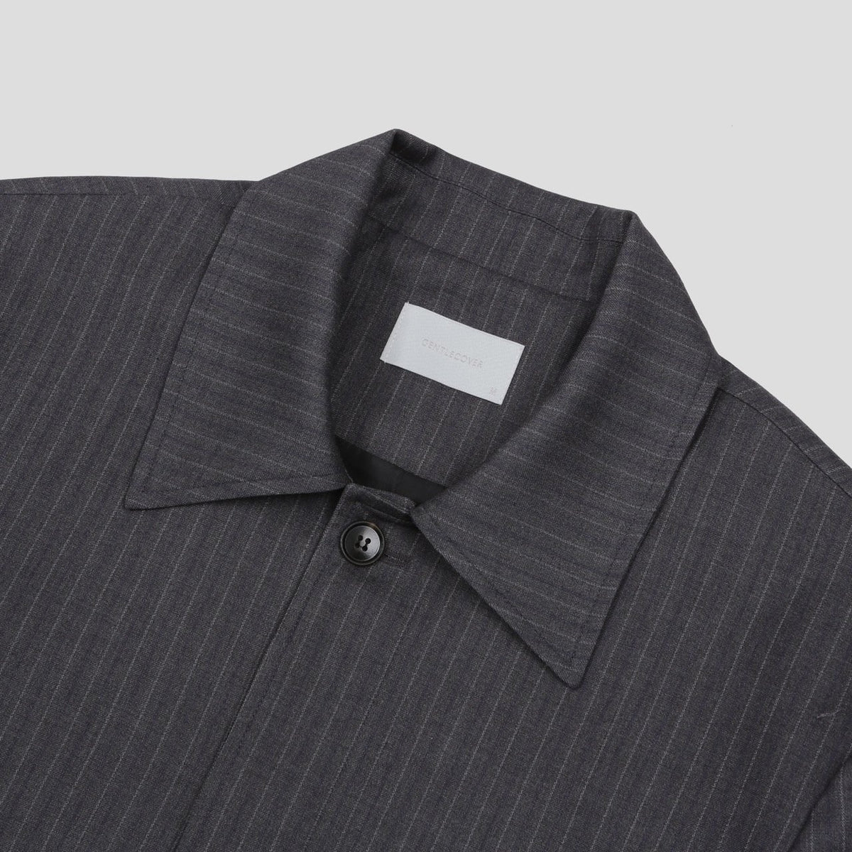 MAGNOLIA Pinstripe Short Jacket(CHARCOAL,BLACK) 商品画像9/15