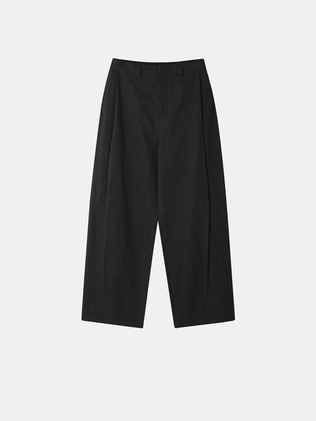 MAGNOLIA Pleated Wide Trousers(IVORY BEIGE,DARK BROWN,BLACK) 商品画像2/14