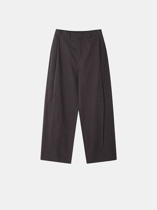 MAGNOLIA Pleated Wide Trousers(IVORY BEIGE,DARK BROWN,BLACK) 商品画像3/14