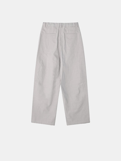 MAGNOLIA Pleated Wide Trousers(IVORY BEIGE,DARK BROWN,BLACK) 商品画像5/14