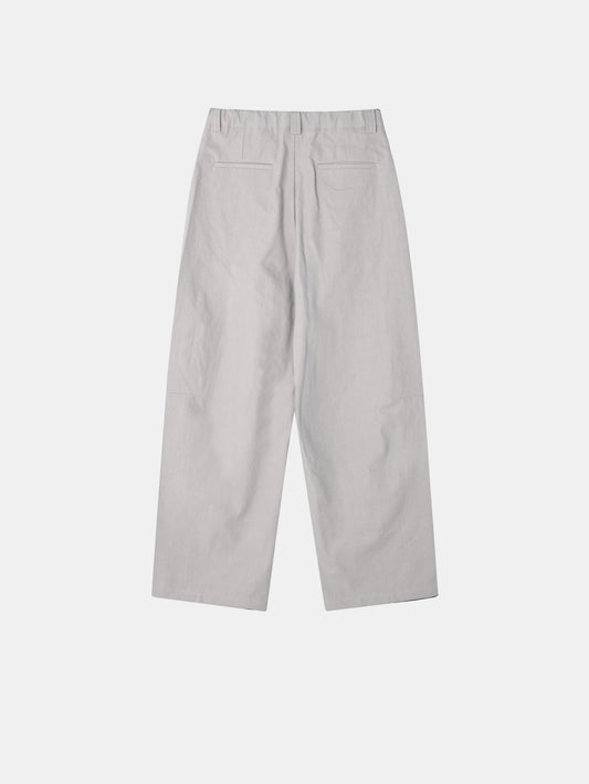 MAGNOLIA Pleated Wide Trousers(IVORY BEIGE,DARK BROWN,BLACK) 商品画像5/14