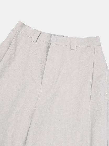 MAGNOLIA Pleated Wide Trousers(IVORY BEIGE,DARK BROWN,BLACK) 商品画像7/14