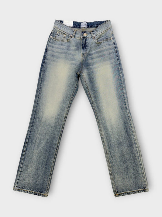 MAGNOLIA Premium Semi Wide Denim(BLUE,BLACK) 商品画像2/9