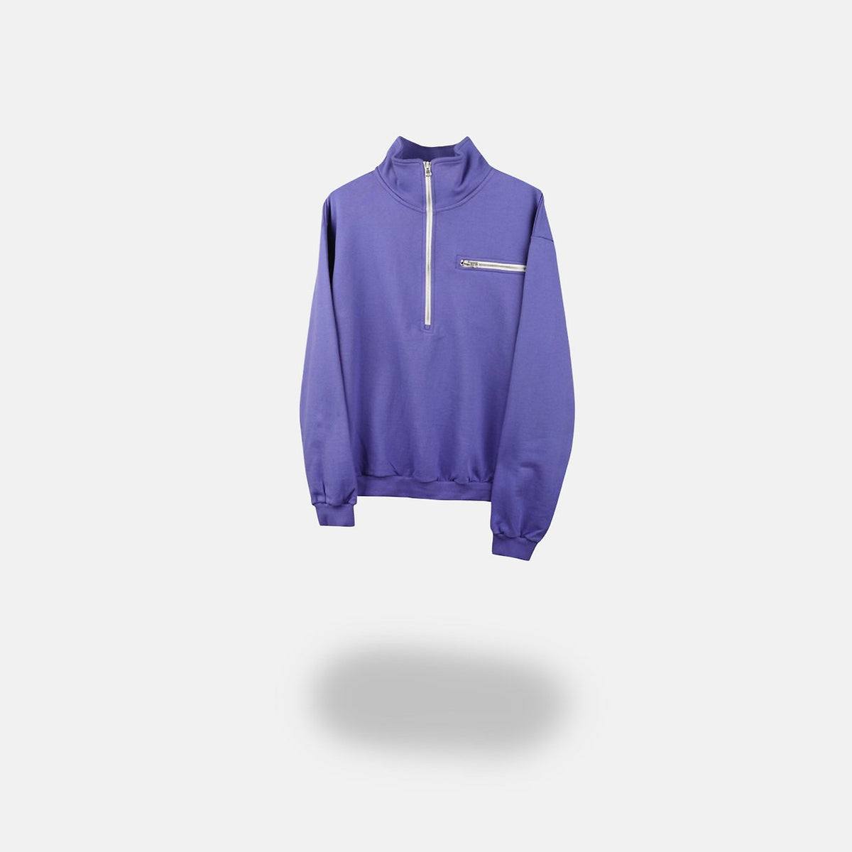MAGNOLIA Prim Half-Zip Sweatshirt(CREAM,PURPLE,NAVY) 商品画像1/13