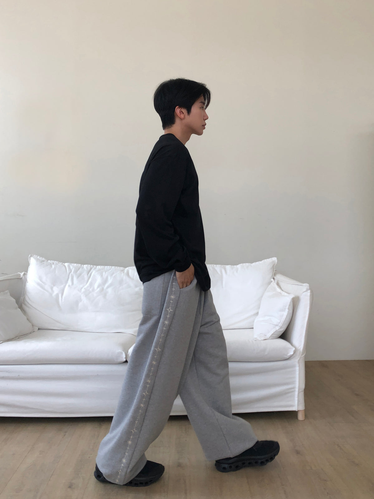 MAGNOLIA RAD Logo Long Sleeve(WHITE,CHARCOAL,BLACK) 商品画像11/39