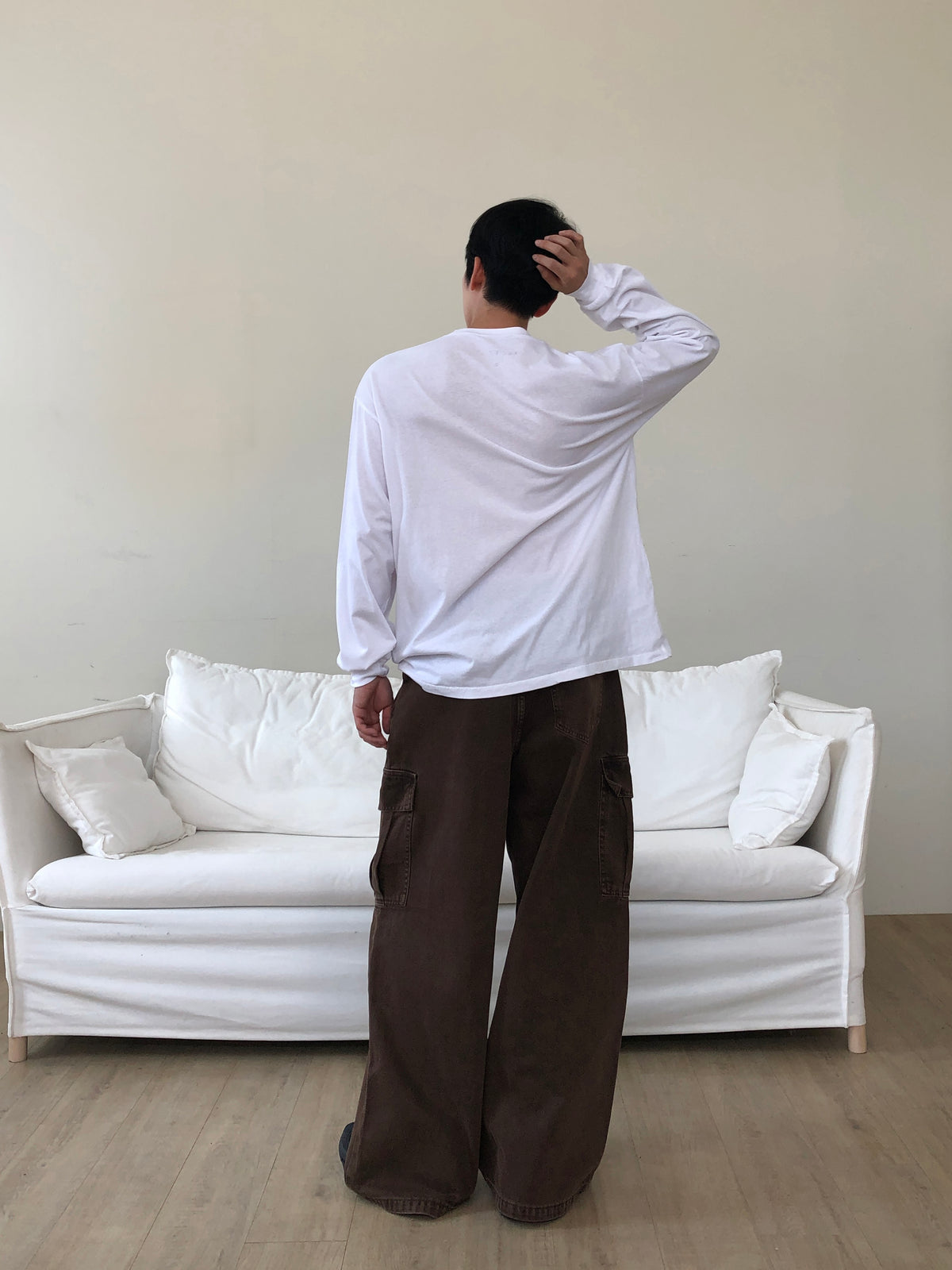 MAGNOLIA RAD Logo Long Sleeve(WHITE,CHARCOAL,BLACK) 商品画像27/39