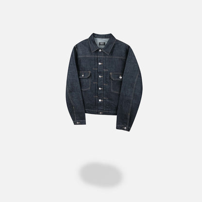 MAGNOLIA Raw Denim Trucker Jacket(DARK BLUE) 商品画像1/13