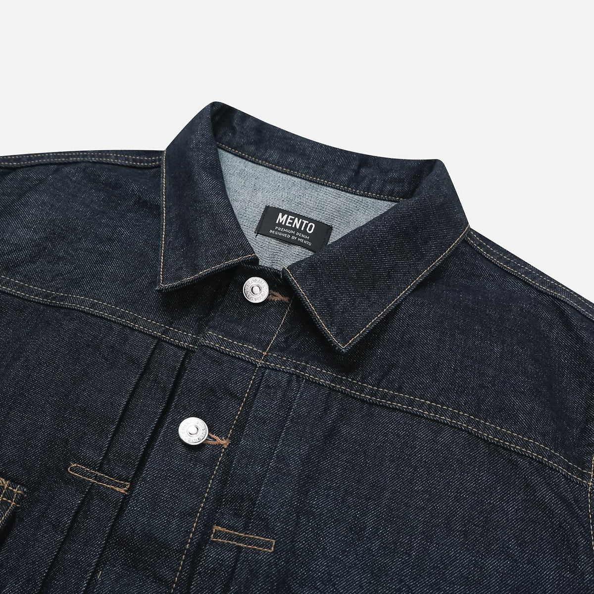 MAGNOLIA Raw Denim Trucker Jacket(DARK BLUE) 商品画像2/13