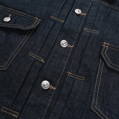 MAGNOLIA Raw Denim Trucker Jacket(DARK BLUE) 商品画像7/13