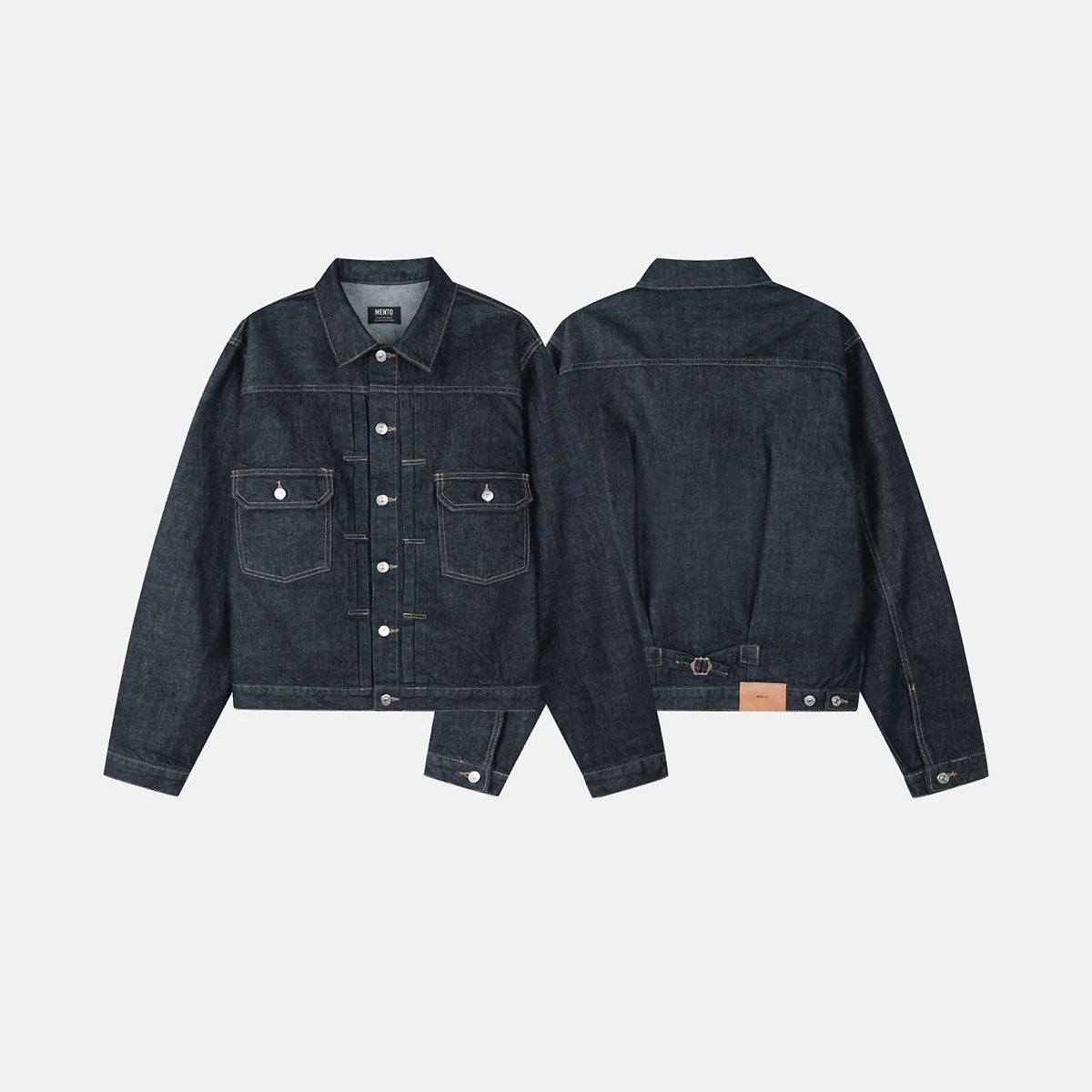 MAGNOLIA Raw Denim Trucker Jacket(DARK BLUE) 商品画像13/13