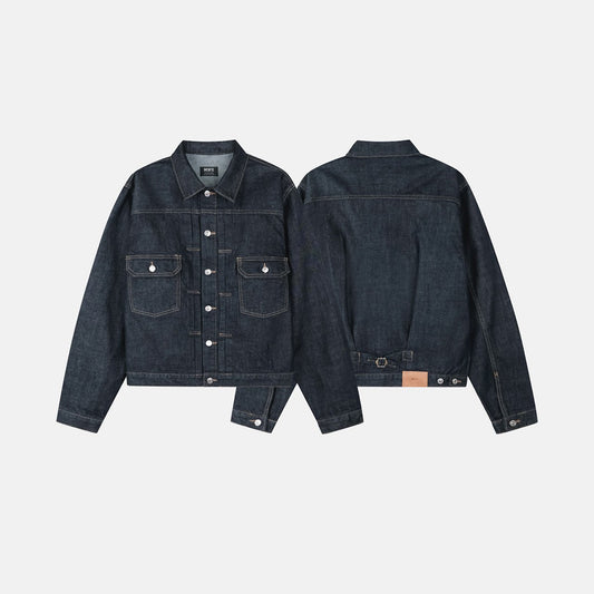 MAGNOLIA Raw Denim Trucker Jacket(DARK BLUE) 商品画像13/13