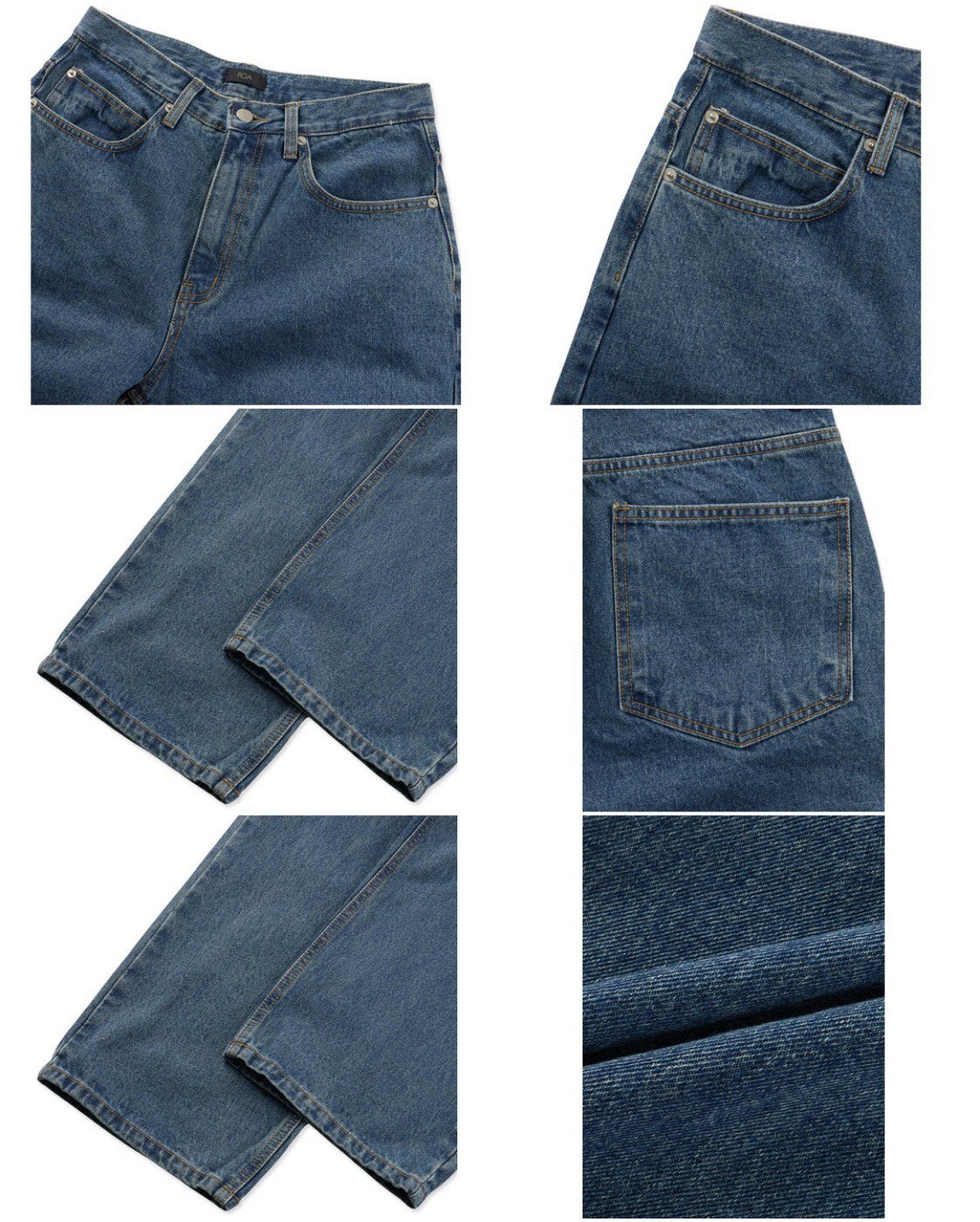 MAGNOLIA Regular Denim Pants(BLUE, BLACK BLUE) 商品画像8/15