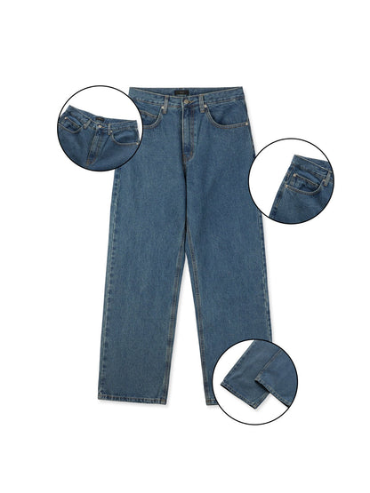 MAGNOLIA Regular Denim Pants(BLUE, BLACK BLUE) 商品画像9/15