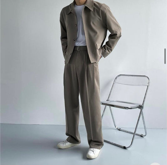 MAGNOLIA Rich Cropped Jacket Set-Up(BLACK,BEIGE,BROWN,CHARCOAL) 商品画像3/22