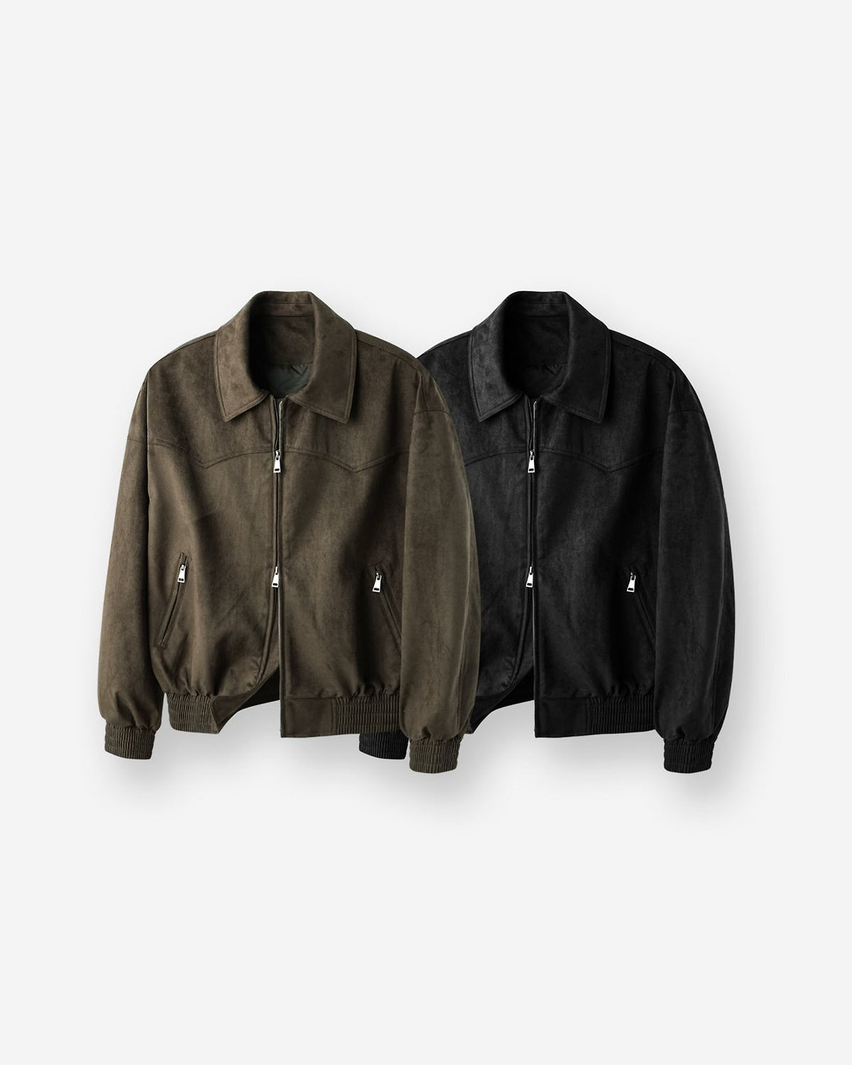 MAGNOLIA Ronin Western Suede Jacket(KHAKI,BLACK) 商品画像1/10
