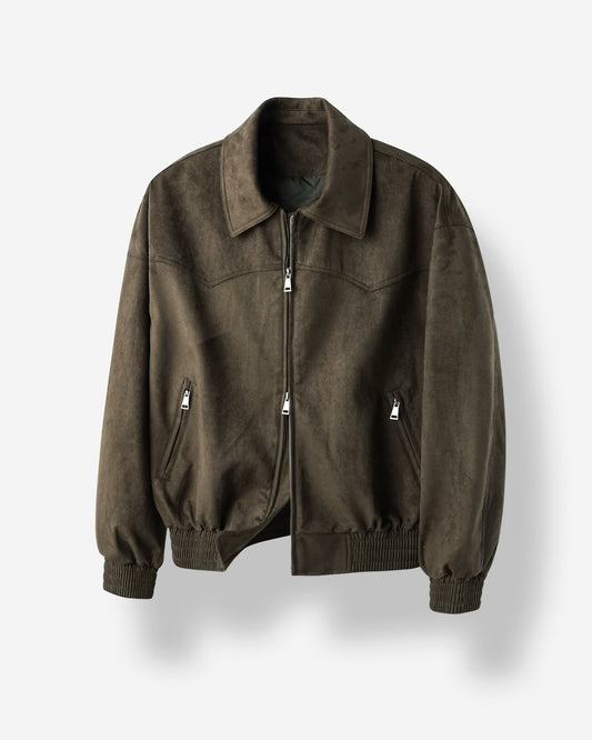 MAGNOLIA Ronin Western Suede Jacket(KHAKI,BLACK) 商品画像2/10
