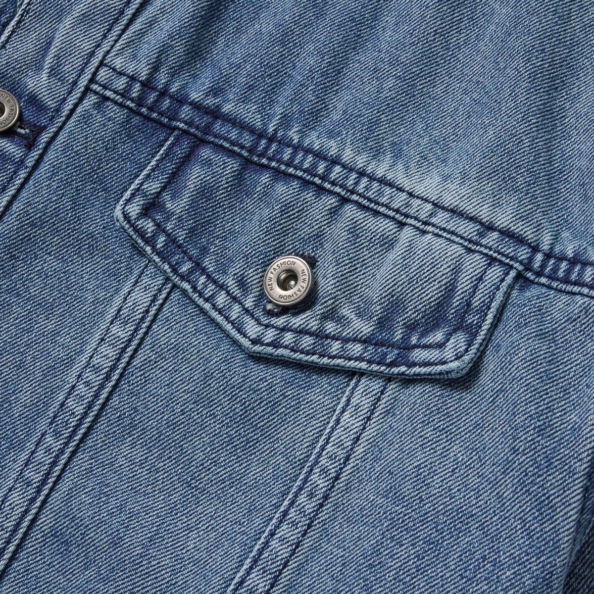MAGNOLIA Rough China Collar Denim Jacket(LIGHT BLUE) 商品画像5/10