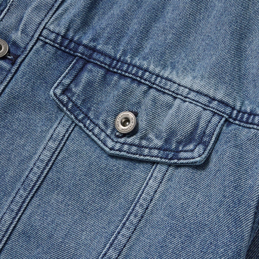 MAGNOLIA Rough China Collar Denim Jacket(LIGHT BLUE) 商品画像5/10