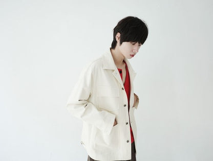 MAGNOLIA Safari Work Jacket(IVORY,BLACK,BLUE) 商品画像7/20