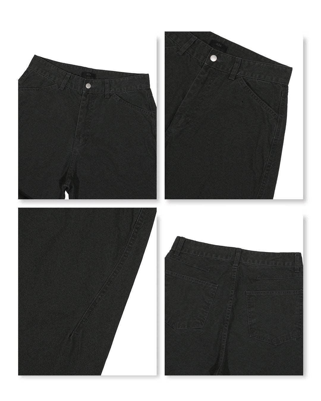 MAGNOLIA Saki Washed Cotton Pants(CHARCOAL, KHAKI, BROWN) 商品画像4/15