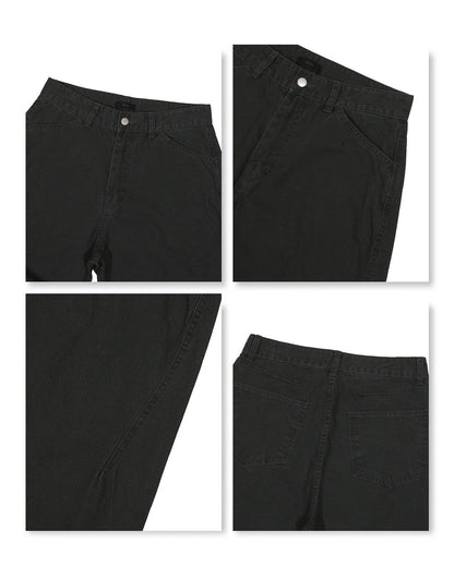 MAGNOLIA Saki Washed Cotton Pants(CHARCOAL, KHAKI, BROWN) 商品画像4/15