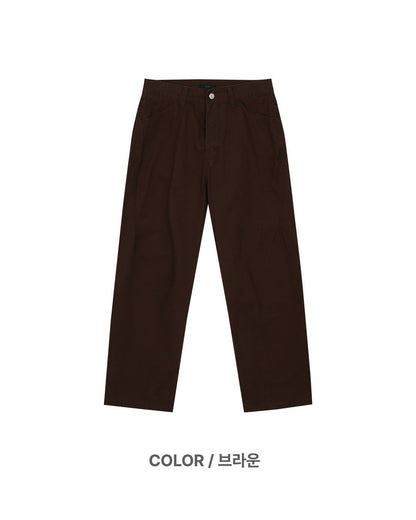 MAGNOLIA Saki Washed Cotton Pants(CHARCOAL, KHAKI, BROWN) 商品画像8/15