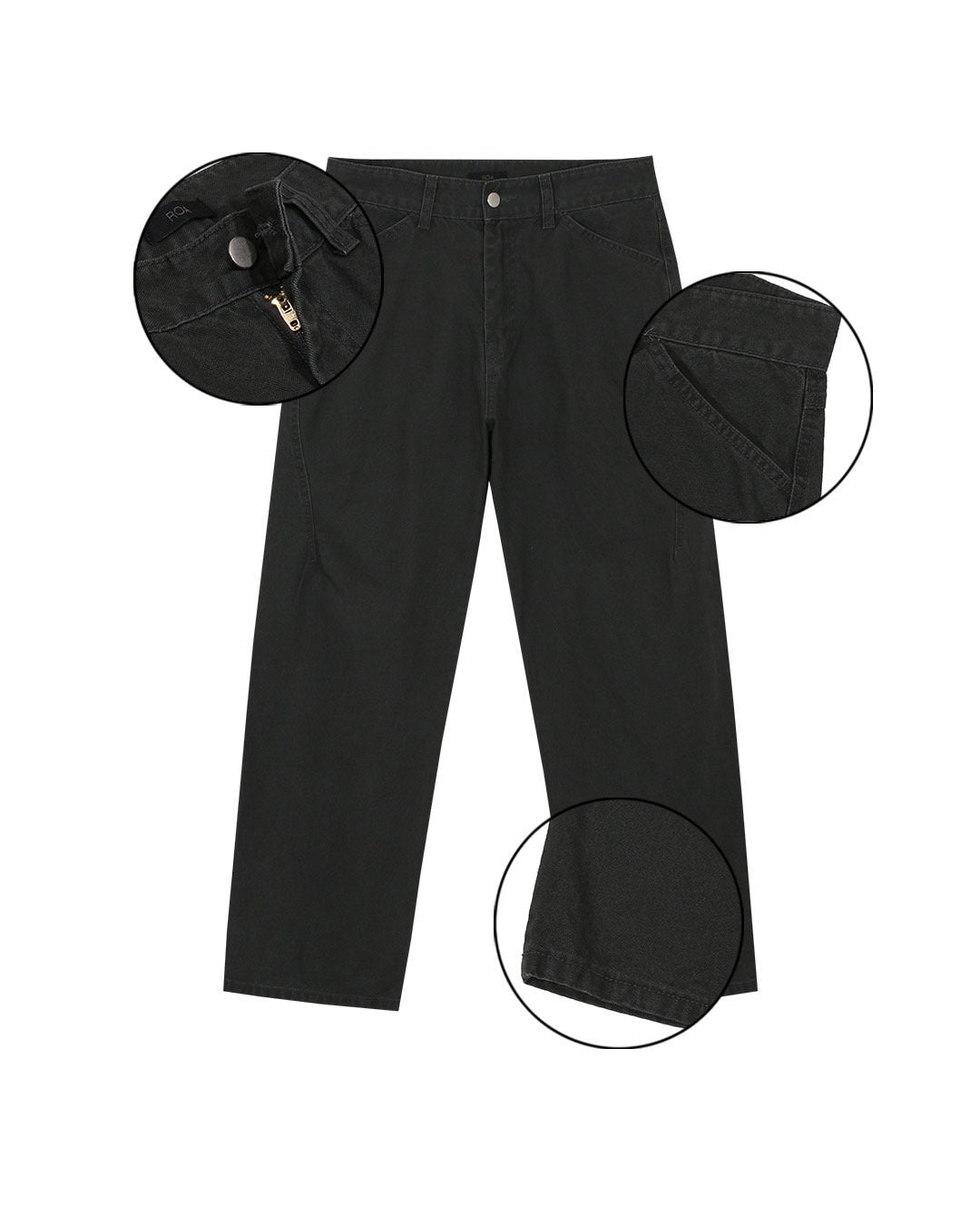 MAGNOLIA Saki Washed Cotton Pants(CHARCOAL, KHAKI, BROWN) 商品画像10/15