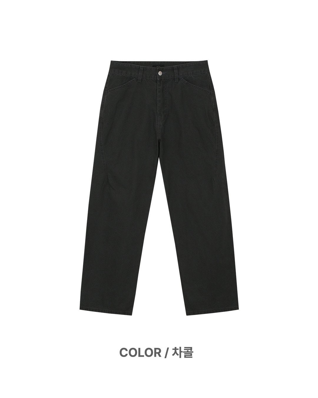 MAGNOLIA Saki Washed Cotton Pants(CHARCOAL, KHAKI, BROWN) 商品画像13/15