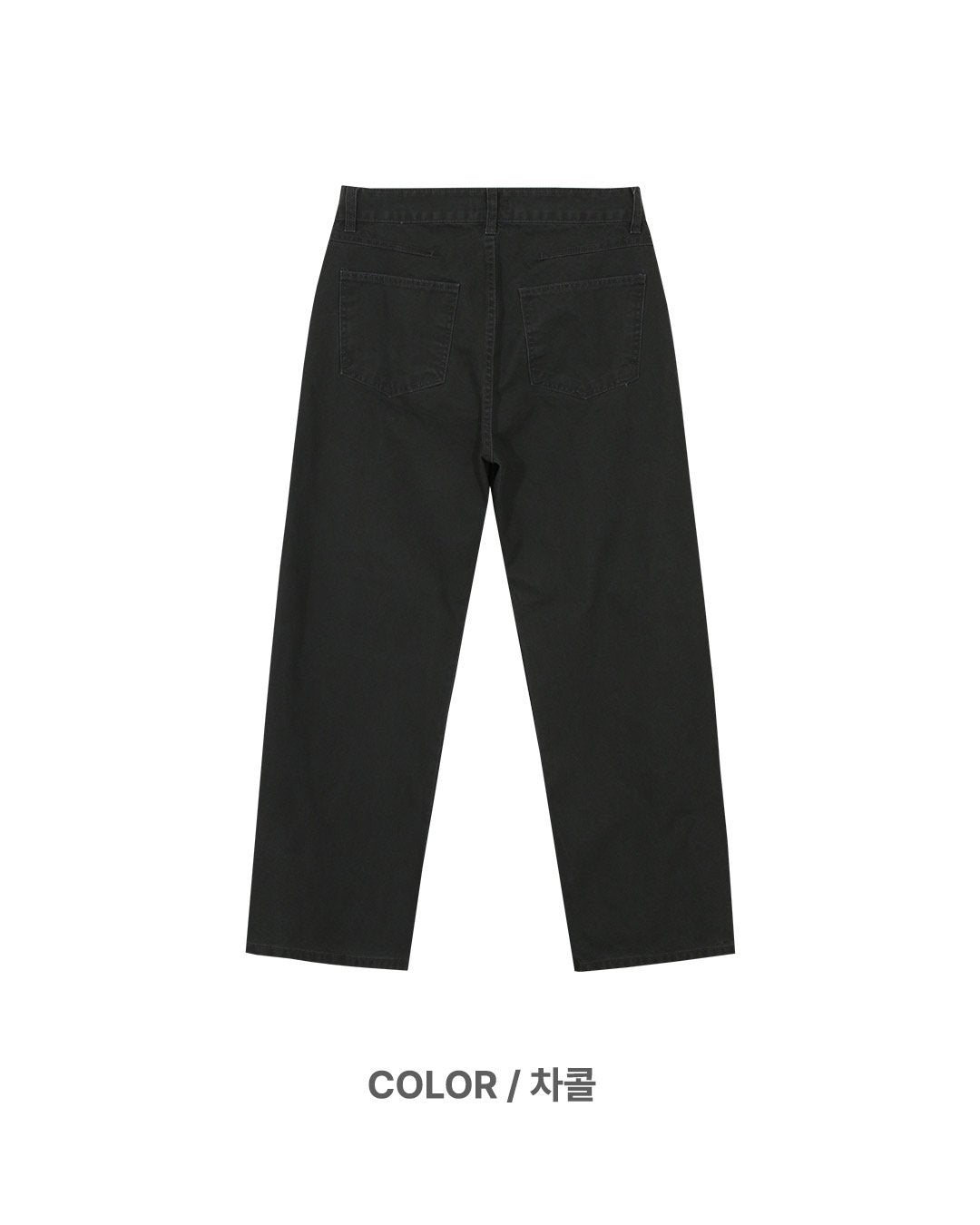MAGNOLIA Saki Washed Cotton Pants(CHARCOAL, KHAKI, BROWN) 商品画像14/15
