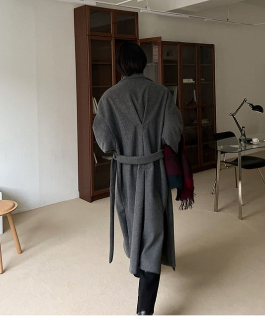 MAGNOLIA Shadow Robe Coat(BEIGE,GRAY,BLACK) 商品画像1/13