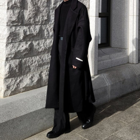 MAGNOLIA Shadow Robe Coat(BEIGE,GRAY,BLACK) 商品画像2/13
