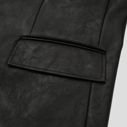 MAGNOLIA Sierra Leather Blazer(BLACK) 商品画像11/17