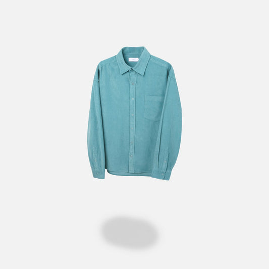 MAGNOLIA Snap Corduroy Shirt(IVORY,TEAL,NAVY) 商品画像2/11