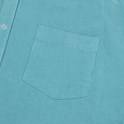 MAGNOLIA Snap Corduroy Shirt(IVORY,TEAL,NAVY) 商品画像6/11