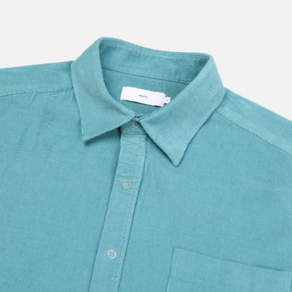 MAGNOLIA Snap Corduroy Shirt(IVORY,TEAL,NAVY) 商品画像7/11