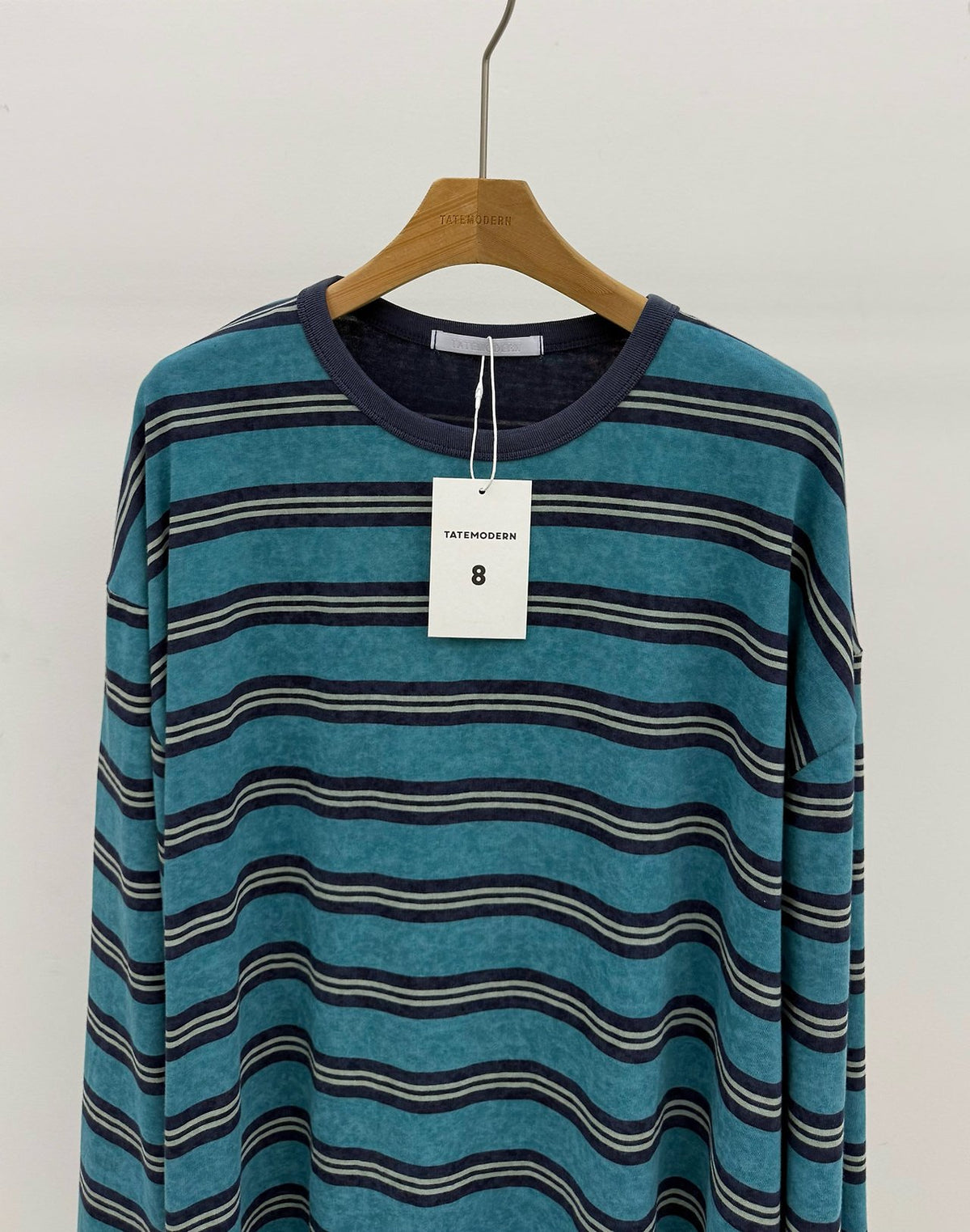 MAGNOLIA Snow Stripe Long Sleeve Tee(GREEN,BLUE,BROWN,CHARCOAL) 商品画像3/12