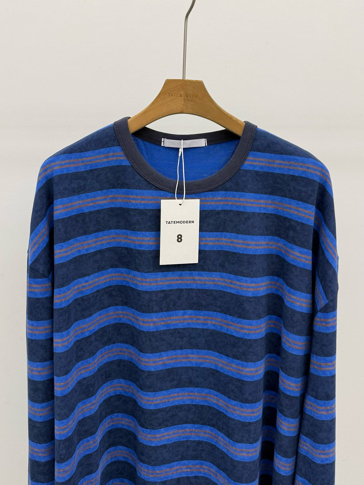 MAGNOLIA Snow Stripe Long Sleeve Tee(GREEN,BLUE,BROWN,CHARCOAL) 商品画像6/12