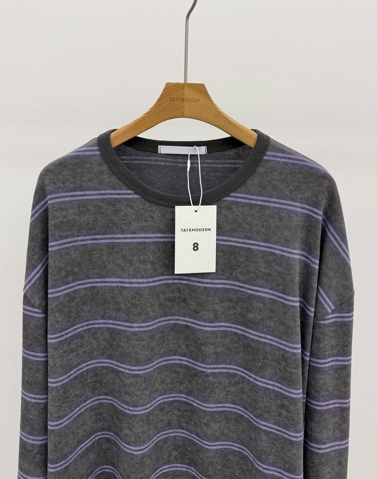 MAGNOLIA Snow Stripe Long Sleeve Tee(GREEN,BLUE,BROWN,CHARCOAL) 商品画像12/12