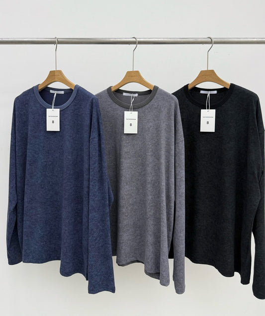MAGNOLIA Snowbell Long Sleeve Tee(NAVY,CHARCOAL,BLACK) 商品画像1/12