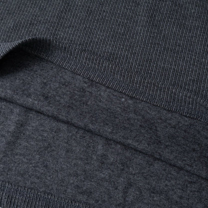 MAGNOLIA Soft Brushed Rib Henley Tee(IVORY,CHARCOAL,BROWN,BLACK) 商品画像6/7