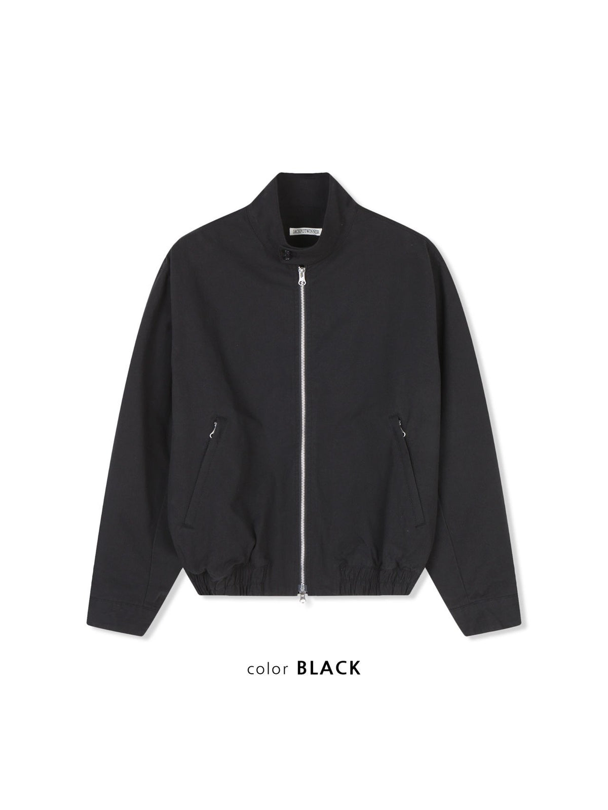 MAGNOLIA Stand Collar Cotton Harrington Jacket(BLACK,BROWN) 商品画像10/23