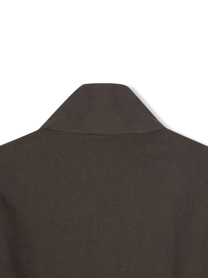 MAGNOLIA Stand Collar Cotton Harrington Jacket(BLACK,BROWN) 商品画像12/23