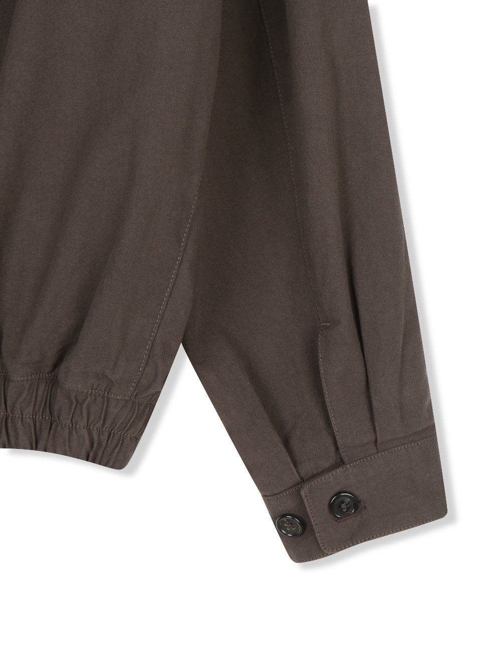 MAGNOLIA Stand Collar Cotton Harrington Jacket(BLACK,BROWN) 商品画像16/23