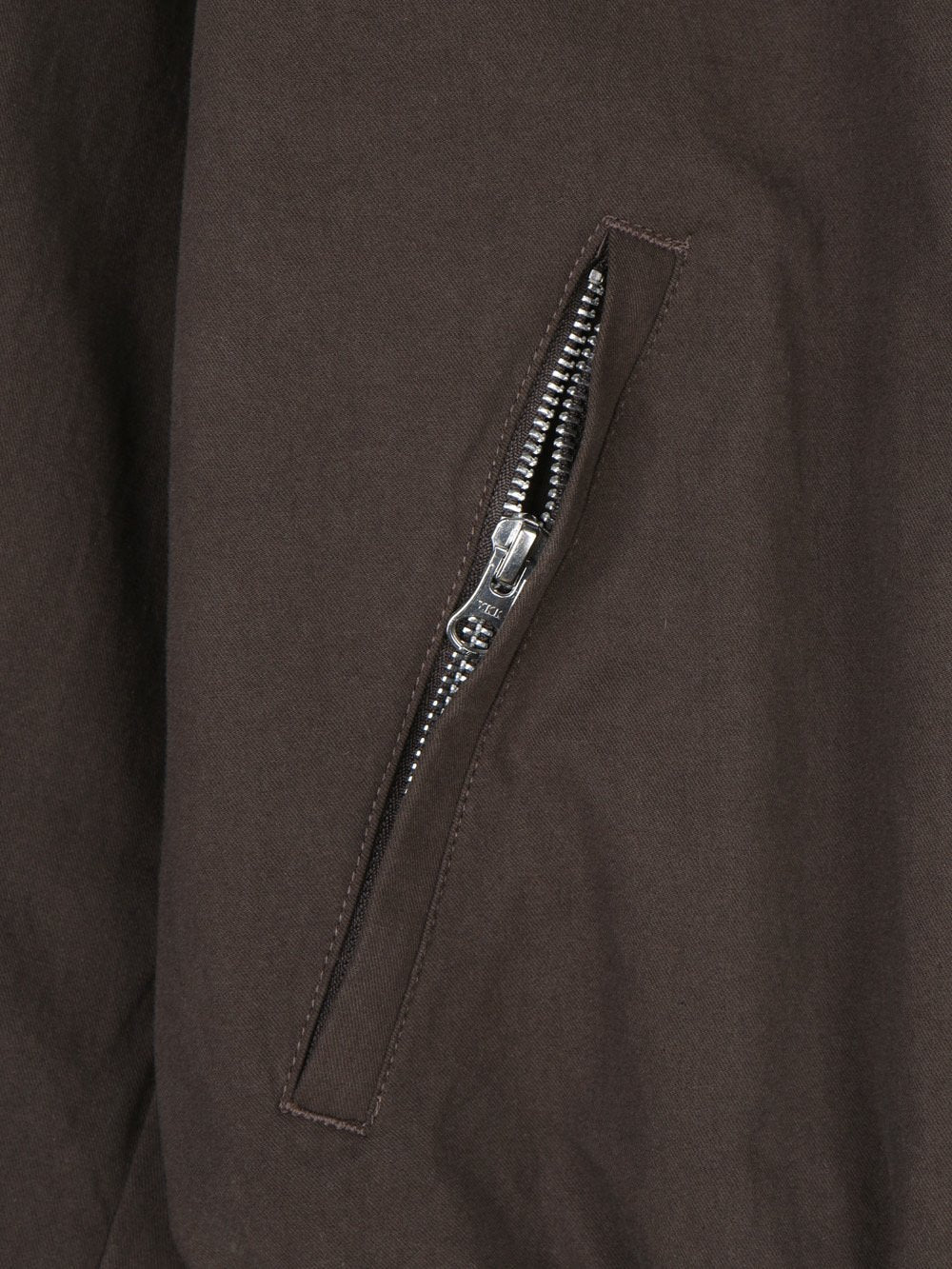 MAGNOLIA Stand Collar Cotton Harrington Jacket(BLACK,BROWN) 商品画像22/23