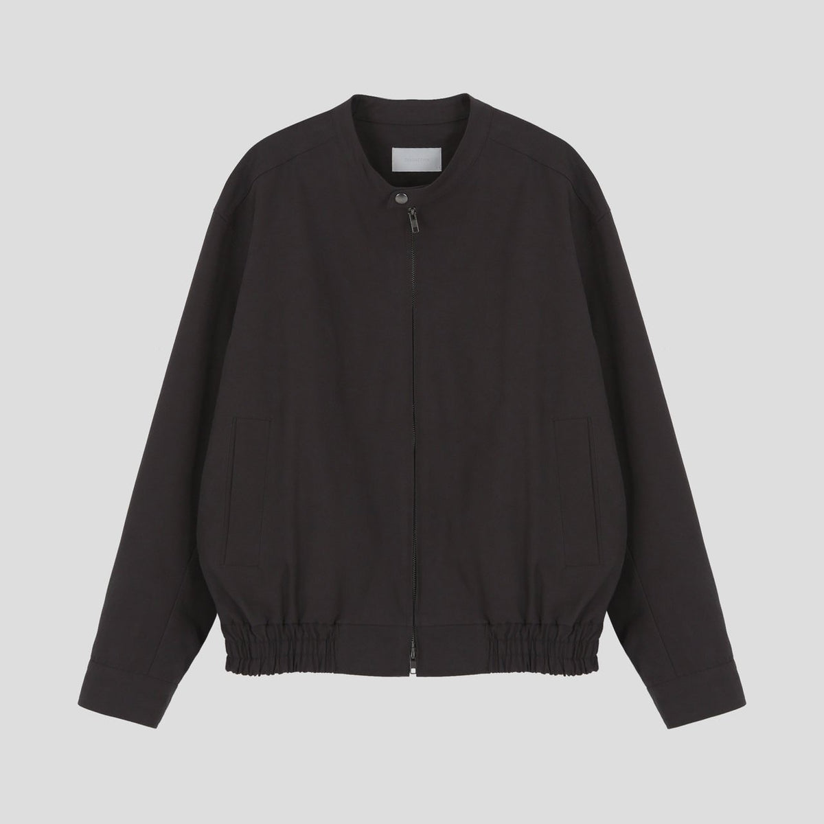 MAGNOLIA Stand Collar Cotton Zip Jacket(MINT,BLUE,CHARCOAL) 商品画像9/15